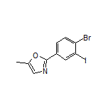 2-(4-Bromo-3-iodophenyl)-5-methyloxazole