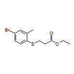 Ethyl 3-[(4-Bromo-2-methylphenyl)thio]propanoate