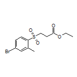 Ethyl 3-[(4-Bromo-2-methylphenyl)sulfonyl]propanoate