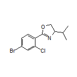 2-(4-Bromo-2-chlorophenyl)-4-isopropyl-4,5-dihydrooxazole