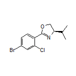 (R)-2-(4-Bromo-2-chlorophenyl)-4-isopropyl-4,5-dihydrooxazole