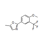 2-[4-Methoxy-3-(trifluoromethyl)phenyl]-5-methyloxazole