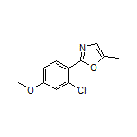 2-(2-Chloro-4-methoxyphenyl)-5-methyloxazole
