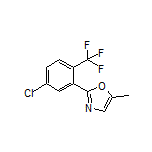 2-[5-Chloro-2-(trifluoromethyl)phenyl]-5-methyloxazole