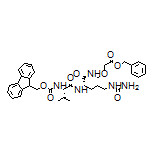 Benzyl 2-[[(S)-2-[(S)-2-(Fmoc-amino)-3-methylbutanamido]-5-ureidopentanamido]methoxy]acetate