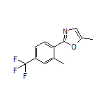 5-Methyl-2-[2-methyl-4-(trifluoromethyl)phenyl]oxazole