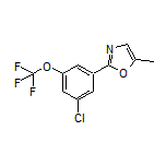 2-[3-Chloro-5-(trifluoromethoxy)phenyl]-5-methyloxazole