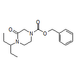 4-Cbz-1-(pentan-3-yl)piperazin-2-one