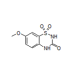 7-Methoxy-2H-benzo[e][1,2,4]thiadiazin-3(4H)-one 1,1-Dioxide