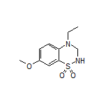 4-Ethyl-7-methoxy-3,4-dihydro-2H-benzo[e][1,2,4]thiadiazine 1,1-Dioxide