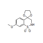 7-Methoxy-2,3-dihydrospiro[benzo[e][1,2]thiazine-4,2’-[1,3]dioxolane] 1,1-Dioxide