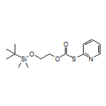 O-[2-[(tert-Butyldimethylsilyl)oxy]ethyl] S-(Pyridin-2-yl) Carbonothioate