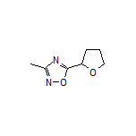 3-Methyl-5-(tetrahydrofuran-2-yl)-1,2,4-oxadiazole