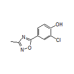 2-Chloro-4-(3-methyl-1,2,4-oxadiazol-5-yl)phenol