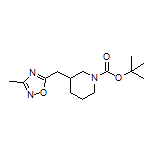 5-[(1-Boc-piperidin-3-yl)methyl]-3-methyl-1,2,4-oxadiazole