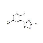 5-(5-Chloro-2-methylphenyl)-3-methyl-1,2,4-oxadiazole