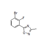 5-(3-Bromo-2-fluorophenyl)-3-methyl-1,2,4-oxadiazole