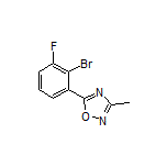 5-(2-Bromo-3-fluorophenyl)-3-methyl-1,2,4-oxadiazole