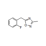 5-(2-Fluorobenzyl)-3-methyl-1,2,4-oxadiazole