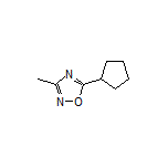 5-Cyclopentyl-3-methyl-1,2,4-oxadiazole