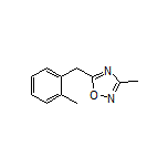 3-Methyl-5-(2-methylbenzyl)-1,2,4-oxadiazole