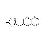 3-Methyl-5-(quinolin-6-ylmethyl)-1,2,4-oxadiazole