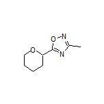 3-Methyl-5-(tetrahydro-2H-pyran-2-yl)-1,2,4-oxadiazole