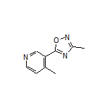 3-Methyl-5-(4-methylpyridin-3-yl)-1,2,4-oxadiazole