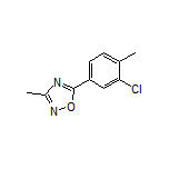 5-(3-Chloro-4-methylphenyl)-3-methyl-1,2,4-oxadiazole