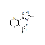 3-Methyl-5-[3-(trifluoromethyl)pyridin-2-yl]-1,2,4-oxadiazole