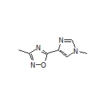 3-Methyl-5-(1-methyl-1H-imidazol-4-yl)-1,2,4-oxadiazole