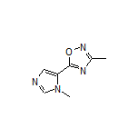 3-Methyl-5-(1-methyl-1H-imidazol-5-yl)-1,2,4-oxadiazole