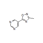 3-Methyl-5-(pyrimidin-5-yl)-1,2,4-oxadiazole