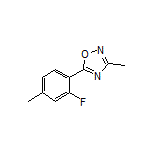 5-(2-Fluoro-4-methylphenyl)-3-methyl-1,2,4-oxadiazole