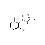 5-(2-Bromo-6-fluorophenyl)-3-methyl-1,2,4-oxadiazole