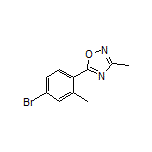 5-(4-Bromo-2-methylphenyl)-3-methyl-1,2,4-oxadiazole