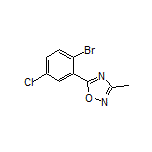 5-(2-Bromo-5-chlorophenyl)-3-methyl-1,2,4-oxadiazole