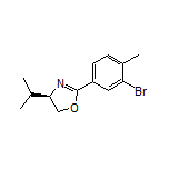 (R)-2-(3-Bromo-4-methylphenyl)-4-isopropyl-4,5-dihydrooxazole