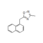 3-Methyl-5-(naphthalen-1-ylmethyl)-1,2,4-oxadiazole