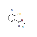 2-Bromo-6-(3-methyl-1,2,4-oxadiazol-5-yl)phenol