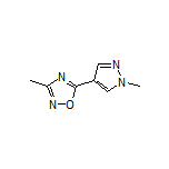 3-Methyl-5-(1-methyl-1H-pyrazol-4-yl)-1,2,4-oxadiazole