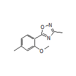5-(2-Methoxy-4-methylphenyl)-3-methyl-1,2,4-oxadiazole