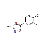 5-(4-Chloro-3-methylphenyl)-3-methyl-1,2,4-oxadiazole