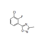 5-(3-Chloro-2-fluorophenyl)-3-methyl-1,2,4-oxadiazole