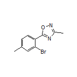 5-(2-Bromo-4-methylphenyl)-3-methyl-1,2,4-oxadiazole