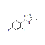 5-(2-Fluoro-4-iodophenyl)-3-methyl-1,2,4-oxadiazole