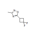 5-(3,3-Difluorocyclobutyl)-3-methyl-1,2,4-oxadiazole