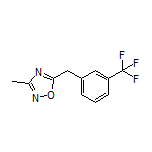 3-Methyl-5-[3-(trifluoromethyl)benzyl]-1,2,4-oxadiazole
