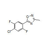 5-(4-Chloro-2,5-difluorophenyl)-3-methyl-1,2,4-oxadiazole