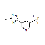3-Methyl-5-[5-(trifluoromethyl)pyridin-3-yl]-1,2,4-oxadiazole